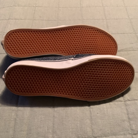 Vans Authentic Navy Blue Snake Skin Women’s Sneakers - Picture 12 of 12